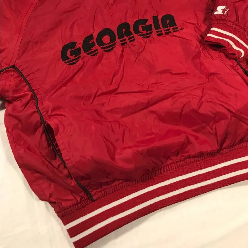 Kids’ Starter Georgia Bulldogs Pullover Jacket Size Small - Picture 3 of 6